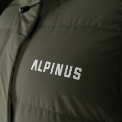 Płaszcz damski Alpinus zimowy Iparla oliwkowy