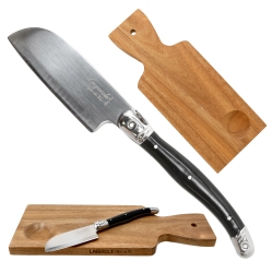 Nóż do sera Laguiole Santoku Premium Line z deską