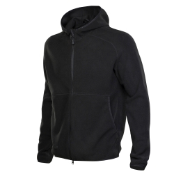 Bluza męska M-Tac z kapturem z mikropolaru czarna