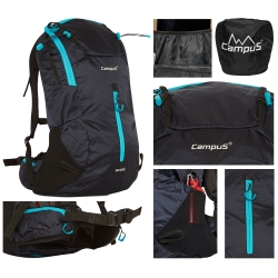 Plecak trekkingowy Campus POLARIS 37L czarno/morski