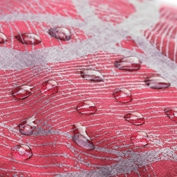 Kapelusz damski BUFF Trek Bucket Hat Calyx ciemnoczerwony