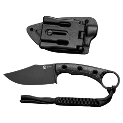 Nóż o stałej klindze Civivi Midwatch C20059B-1 black burlap micarta