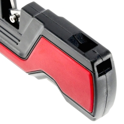 Ostrzałka do noży THE EDGE bushSHARP czerwona + krzesiwo