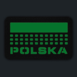 Naszywka M-Tac Polska (z flagą)50x80 Laser Cut coyote