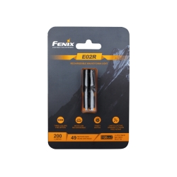 Latarka LED Fenix E02R czarna
