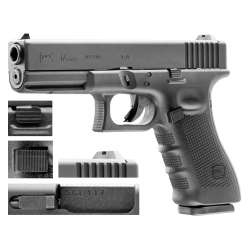 Replika pistolet ASG Glock 17 gen 4. 6 mm green gas