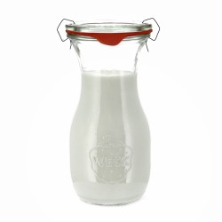 Butelka Weck Saftflasche z pokrywką, uszczelką i 2 zapinkami 290 ml 6 szt.