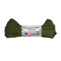 Paracord Atwood Rope MFG 550-7 4mm 30,48m oliwkowy