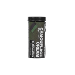 Pasta, farba do kamuflażu BCB 2-kolorowa w sztyfcie czarno-zielona