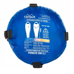 Śpiwór Campus PIONEER 200 niebieski dla praworęcznych