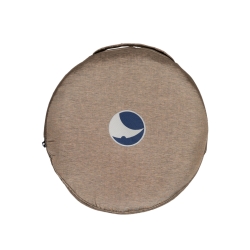 Hamak TTTM 320 x 300 cm w zestawie karabinki i linki, beżowy