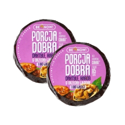 Dwupak Porcja Dobra przekąska daktylowo-orzechowa z karobem 50 g
