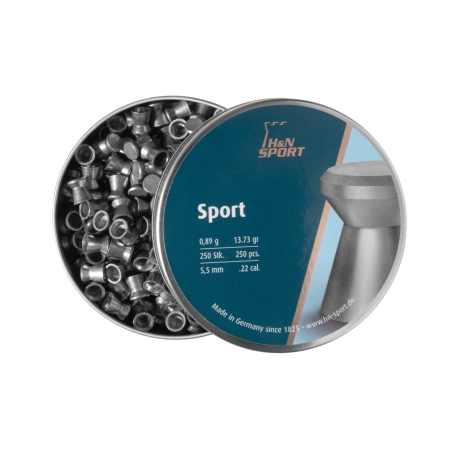 Śrut diabolo H&N Sport Glatt 5,5 mm 250 szt.