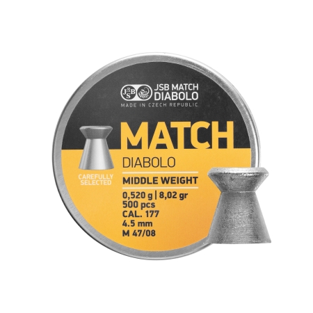 Śrut diabolo JSB Match Middle 4,49/500