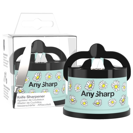 Ostrzałka AnySharp classic niebieska w stokrotki
