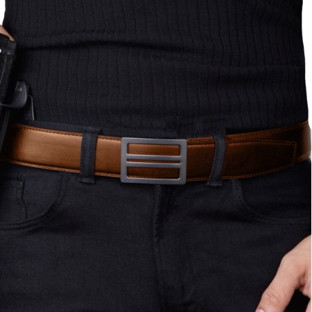 Pas strzelecki Kore Essentials Leather Gun Belt X1 tan