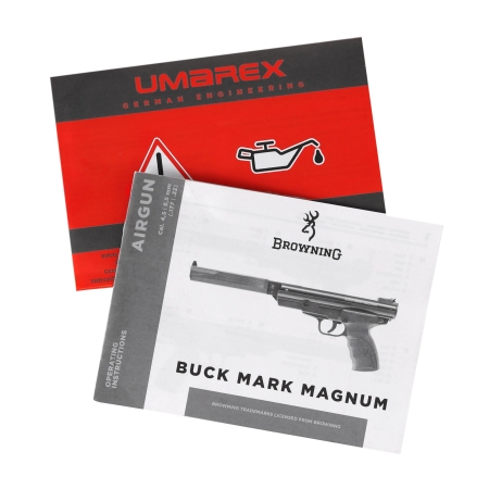 Pistolet wiatrówka Browning Buck Mark Magnum 5,5 mm sprężynowy