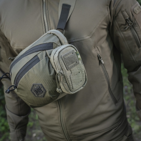 Ergonomiczna M-Tac kieszeń naramienna Elite Hex zielona