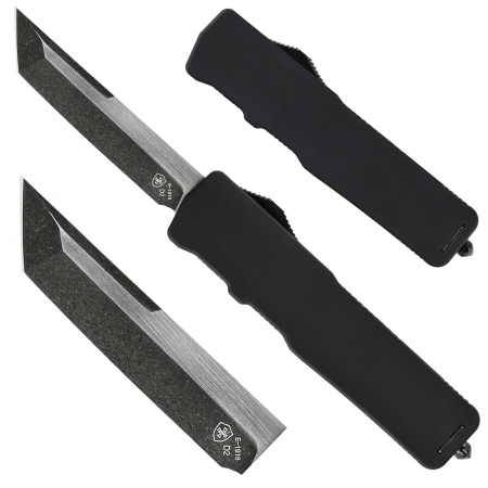 Nóż OTF Templar Knife Excalibur Large Black Rubber Tanto