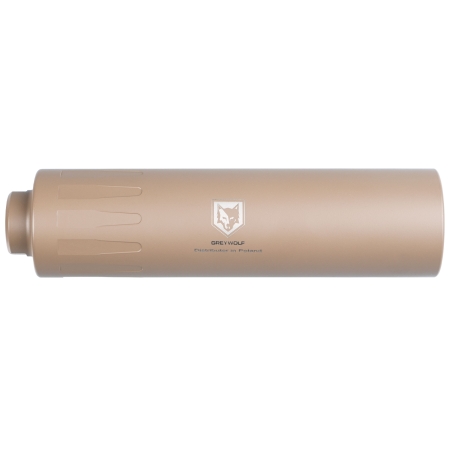 Tłumik do broni Gomander Tactinox 5,56 OB nasuwany 42 mm 1/2x28 stal nierdzewna piaskowy