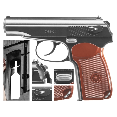 Pistolet wiatrówka Borner PM-X 4,5 mm BB CO2