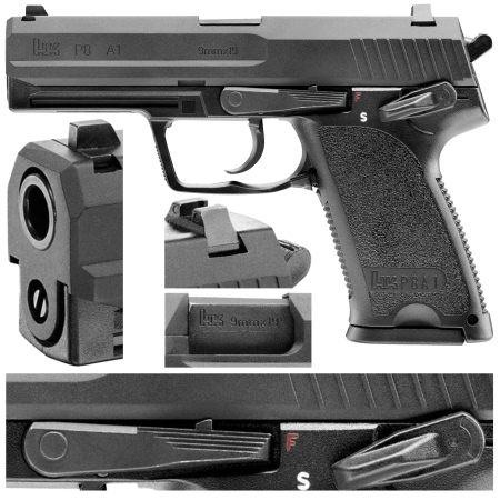 Replika pistolet ASG Heckler&Koch P8 A1 6 mm green gas