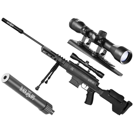 Wiatrówka Black Ops Sniper 5,5 mm z lunetą 4x32