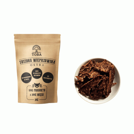 Wieprzowina suszona Toba ostra 30 g