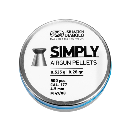 Śrut diabolo JSB Simply 4,5 mm 500 szt. 0,535 g