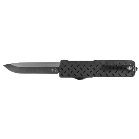 Nóż OTF Templar Knife Slim Aluminium Diamond Plate Drop Black