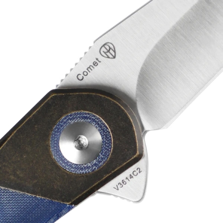 Nóż Kizer Comet V3614C2 niebiesko-ceglany