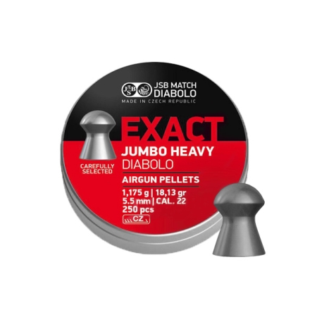 Śrut diabolo JSB Exact Jumbo Heavy 5,52 mm 250 szt.