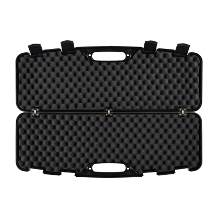 Kufer na bron Megaline czarny 82x25x8 cm klamry