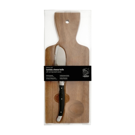 Nóż do sera Laguiole Santoku Premium Line z deską