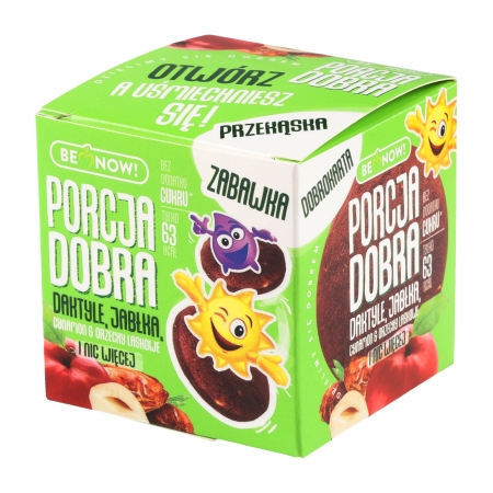 Kostka Porcja Dobra z niespodzianką owocowo-orzechowa z cynamonem