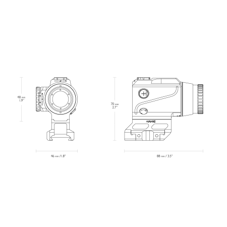 Celownik pryzmatyczny Hawke Prism Sight 1x15 Speed Dot