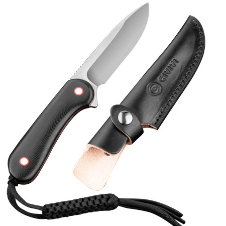 Nóż o stałej klindze Civivi Elementum C2104A black / red