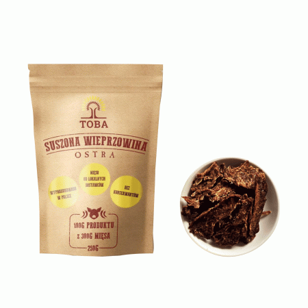 Wieprzowina suszona Toba ostra 250 g