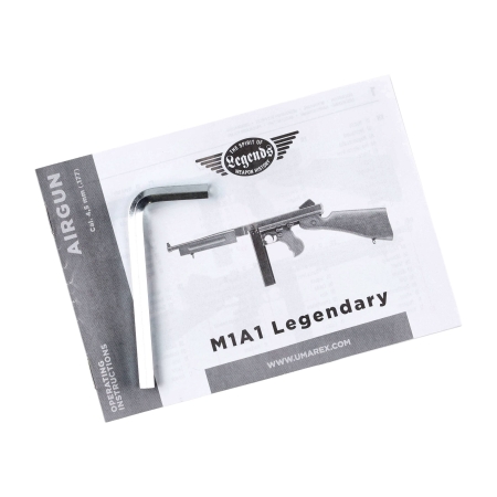 Pistolet maszynowy Legends M1A1 4,5 mm semi-auto