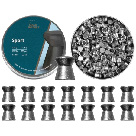 Śrut diabolo H&N Sport Glatt 5,5 mm 250 szt.
