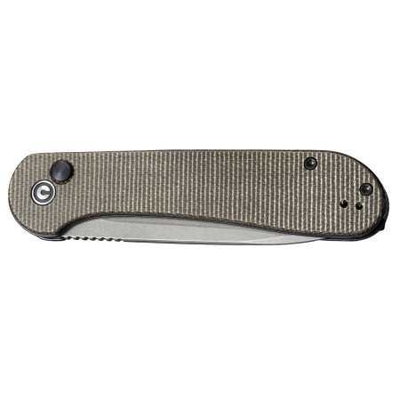 Nóż składany Civivi Button Lock Elementum C2103C dark green micarta