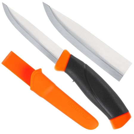 Nóż Morakniv Companion pomarańczowy stal nierdzewna