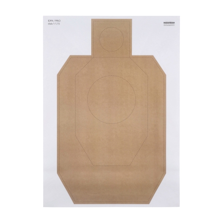 Tarcza strzelecka IDPA - pakiet 50 szt.