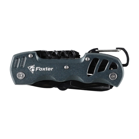 Multitool Foxter narzędzie wielofunkcyjne survival 13w1 szary