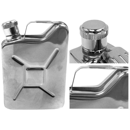 Piersiówka Kanister MFH - stal nierdzewna (170 ml)