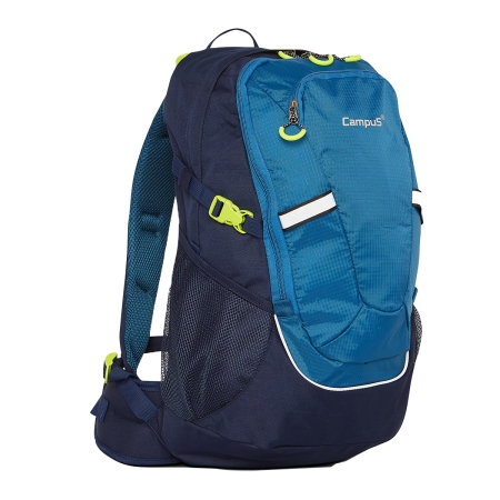 Plecak miejski Campus HORTON 30L ciemnoniebieski/niebieski/limonkowy