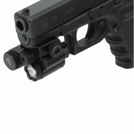 Latarka na broń Leapers UTG Sub-compact z laserem
