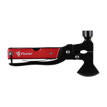 Multitool Foxter narzędzie wielofunkcyjne survival młotek etui 17w1