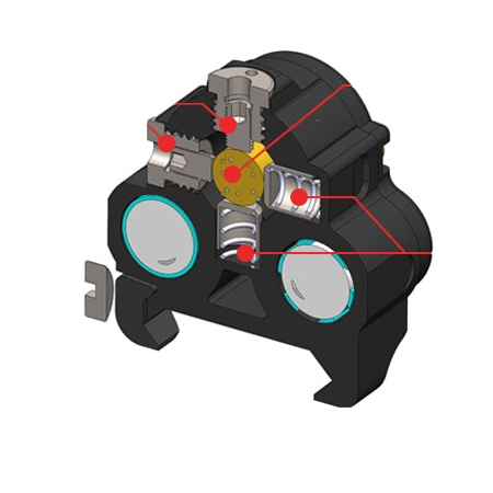 Celownik laserowy do pistoletu Leapers LS200