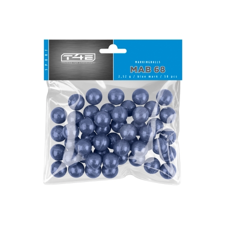 Kule z farbą T4E Sport MAB kal. .68 50 szt. niebieskie